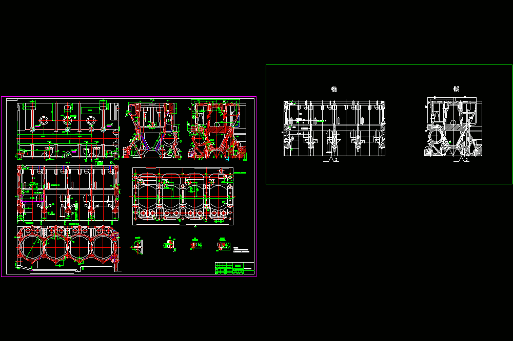 汽缸体4F气缸体加工工艺及夹具设计（含CAD图纸）.zip