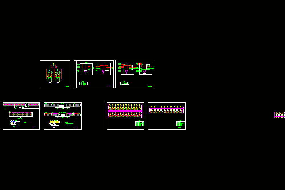1MW光伏电站图纸CAD图纸.dwg