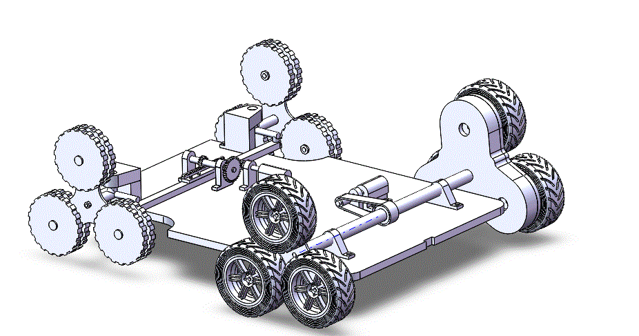 轮式自走型振动采摘机行走系统设计【含CAD图纸+三维SolidWorks+说明书】.zip