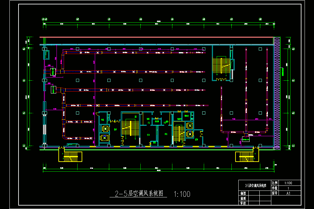 北京市某建筑空调系统设计（含CAD图纸+说明书）.zip