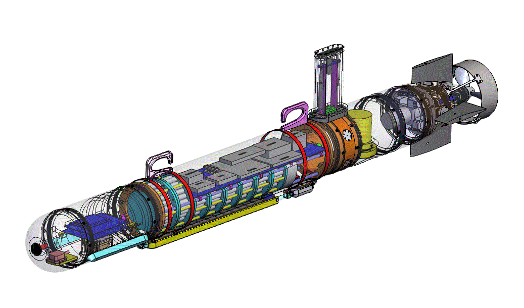 AUV+水下机器人50Kg三维SW模型图.zip